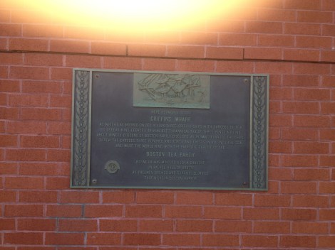 Historical plaque .  Always a nice touch.